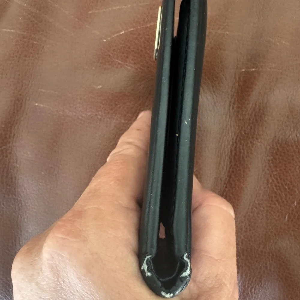Black Leather Bifold